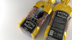 Хлебобулочная упаковка Davies с изображением Джона Дэвиса