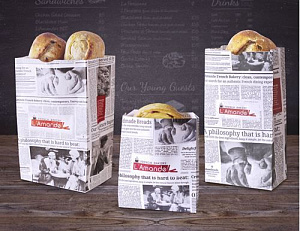 Упаковка в булочных L'Amande French Bakery, Калифорния